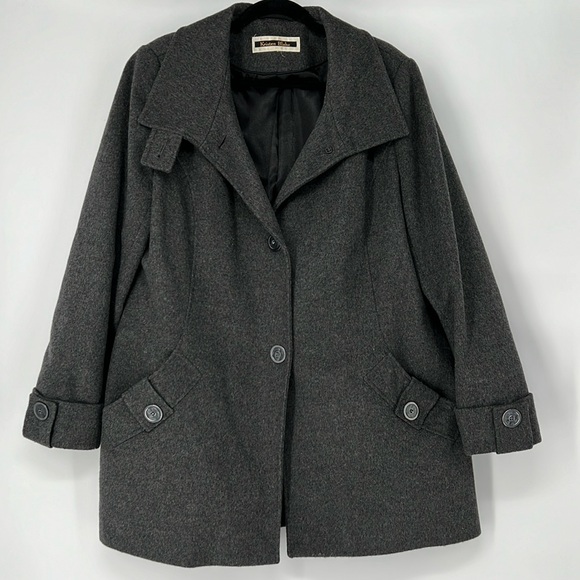 FINE AUSTRALIAN ‎ WOOL BLEND COAT - Picture 1 of 8